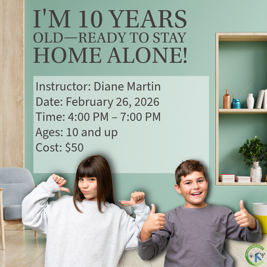 English - I'm 10 years old - Ready to stay home alone