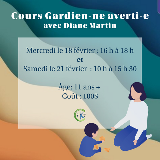 Français - Cours gardien-ne averti-e