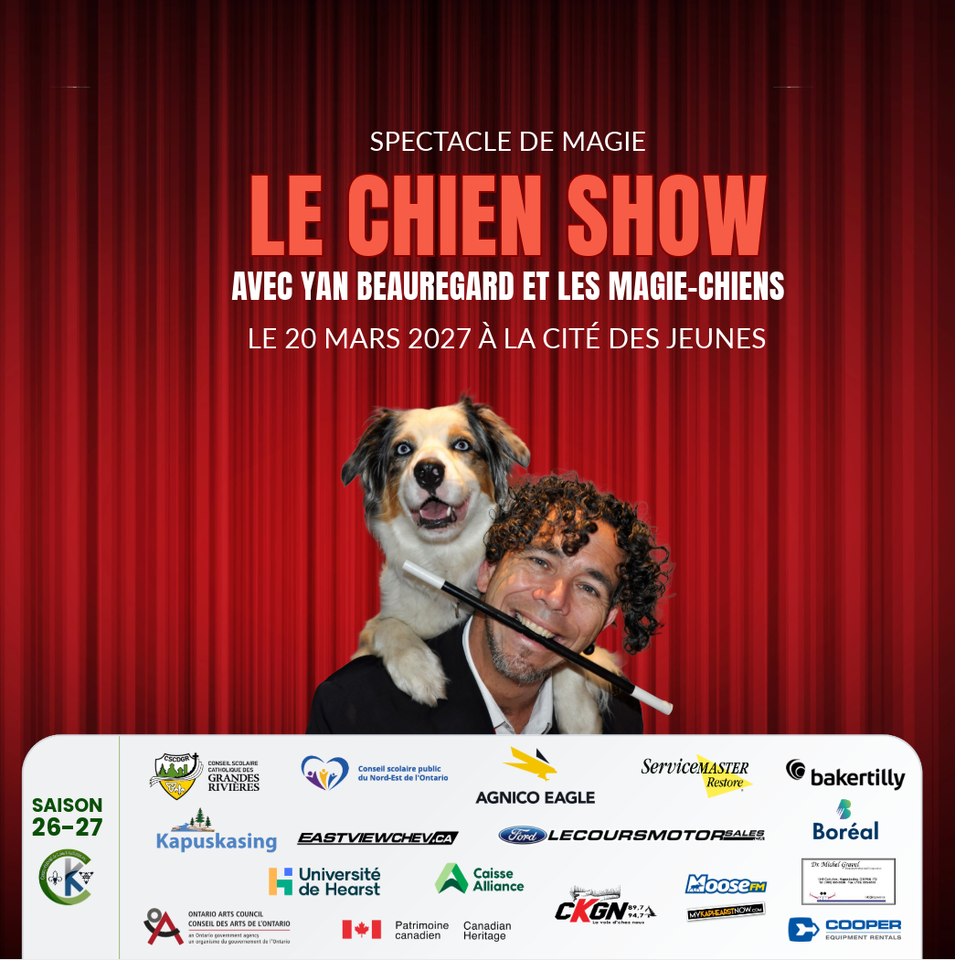 Le chien show avec Yan Beauregard