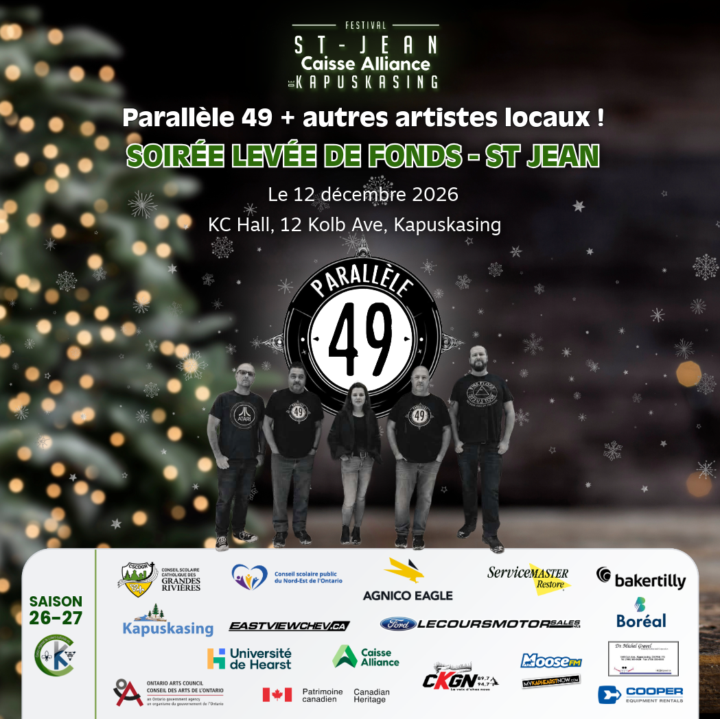 Soirée levée de fonds St-Jean avec Parallèle 49