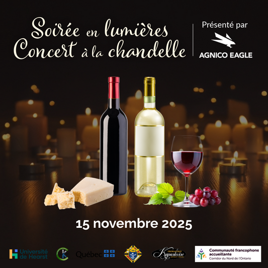 Soirée en lumière : Concert à la chandelle (Levée de fonds de l’Université de Hearst)